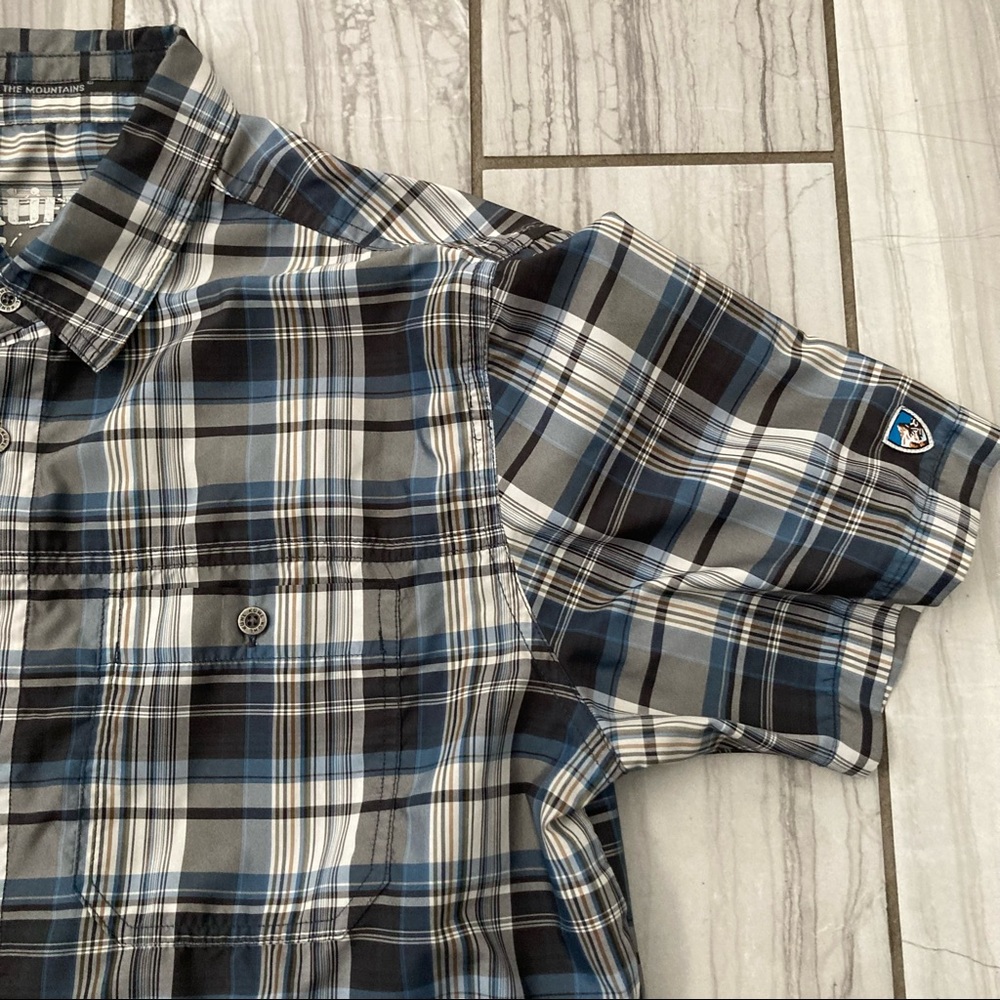 Kuhl Polyester Button Down Shirt. Euc Like New - image 2